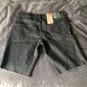 levi’s stretch slim cut off shorts NEW